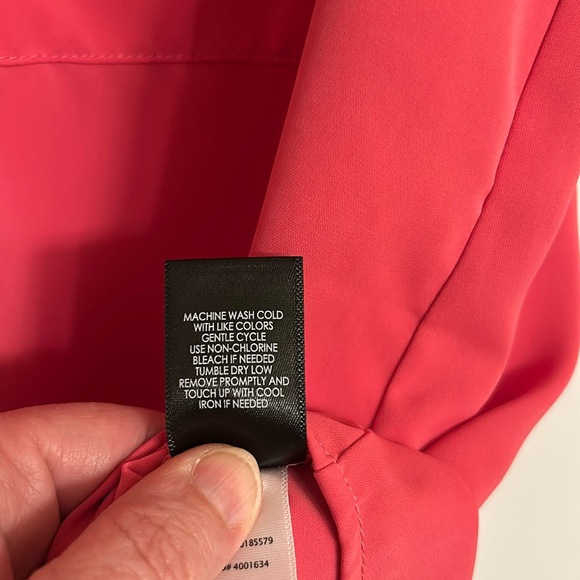 torrid Bubblegum Pink Harper Georgette Pullover Short Sleeve Polyester Blouse 14 - Picture 7 of 7